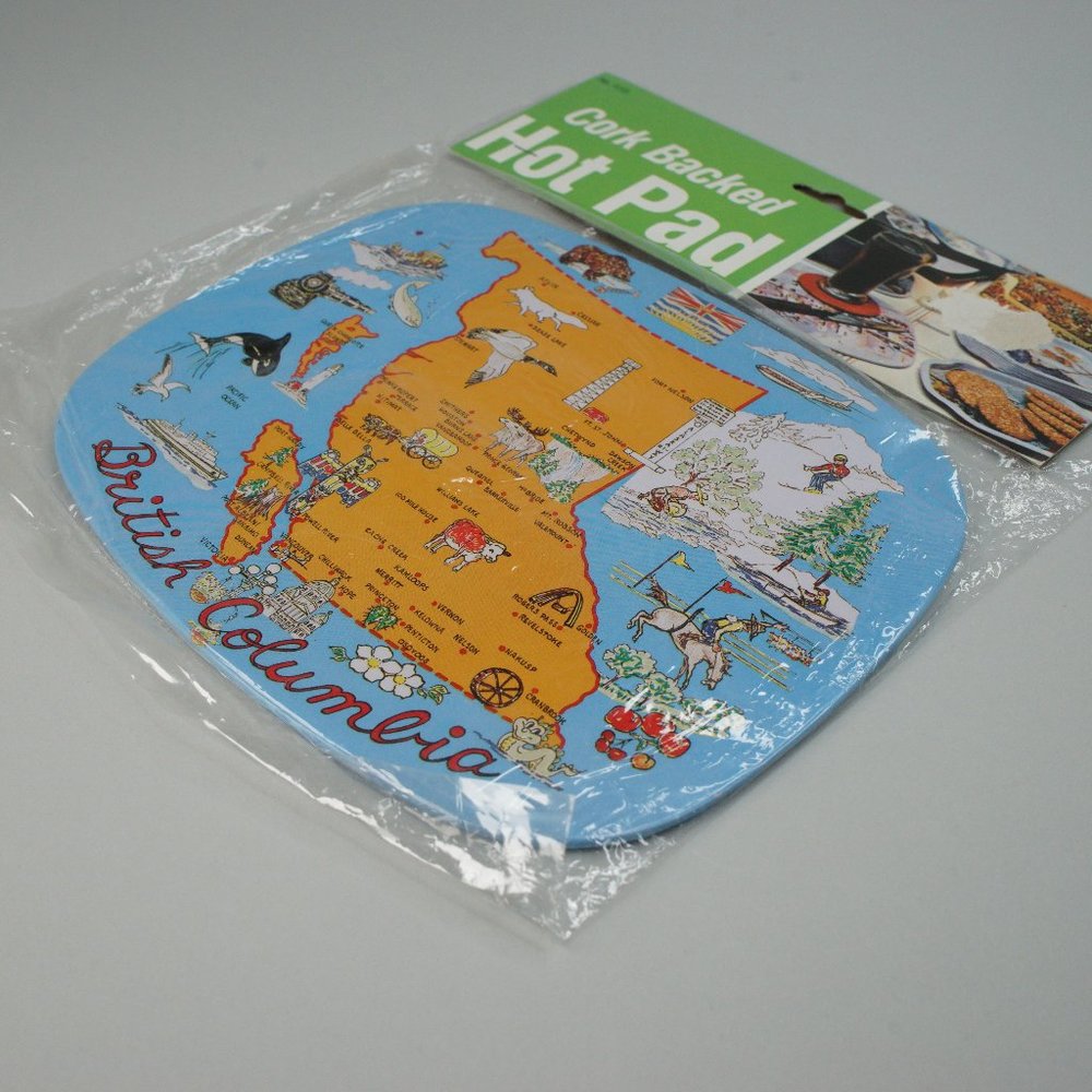 Vintage British Columbia Souvenir Trivet